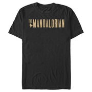 Men's Star Wars: The Mandalorian Distressed Logo  Adult T-Shirt