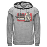 Men's Star Wars: The Rise of Skywalker BB-8 on the Run  Adult Pull Over Hoodie