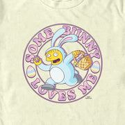 Men's The Simpsons Easter Bunny Ralph Some Bunny Loves Me  Adult T-Shirt