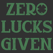 Men's Lost Gods St. Patrick's Day Zero Lucks Given  Adult T-Shirt