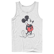 Men's Mickey & Friends Distressed Mickey Mouse Pose  Adult Tank Top