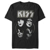 Men's KISS Shadowed Faces  Adult T-Shirt