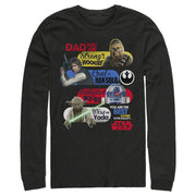 Men's Star Wars Dad You Are the Best Father in the Galaxy  Adult Long Sleeve Shirt