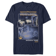 Men's Star Wars: The Mandalorian Ahsoka Tano Jedi Collage  Adult T-Shirt