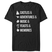 Men's Disney Princesses Magic Keywords  Adult T-Shirt