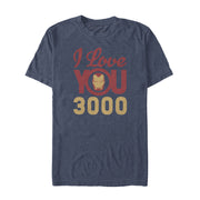 Men's Marvel Iron Man Love 3000  Adult T-Shirt