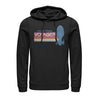 Men's Star Trek: Voyager Retro Rainbow Logo  Adult Pull Over Hoodie