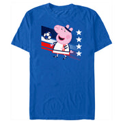 Men's Peppa Pig France Soccer  Adult T-Shirt