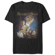 Men's Beauty and the Beast Movie Poster  Adult T-Shirt