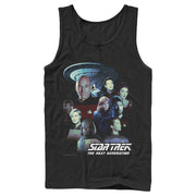 Men's Star Trek: The Next Generation Starfleet Classic Color Crew Poster  Adult Tank Top