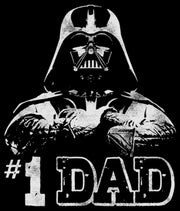 Men's Star Wars Darth Vader #1 Dad  Adult Pull Over Hoodie