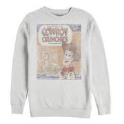 Men's Toy Story Vintage Cowboy Crunchies Cereal  Adult Sweatshirt