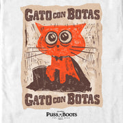 Men's Puss in Boots: The Last Wish Gato Con Botas Poster  Adult T-Shirt