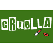 Men's Cruella Lipstick Logo  Adult T-Shirt