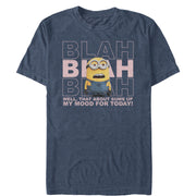 Men's Despicable Me Minion Blah Mood  Adult T-Shirt