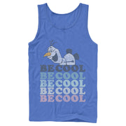 Men's Frozen 2 Olaf Be Cool  Adult Tank Top