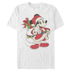 Men's Mickey & Friends Santa Mouse  Adult T-Shirt