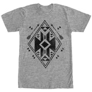 Men's Lost Gods Geometric Arrow  Adult T-Shirt