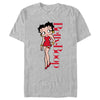 Men's Betty Boop Red Portrait  Adult T-Shirt