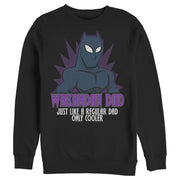 Men's Marvel Black Panther Wakandan Dad Just Like a Regular Dad Only Cooler  Adult Sweatshirt