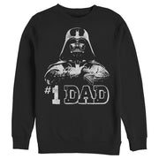 Men's Star Wars Darth Vader #1 Dad  Adult Sweatshirt