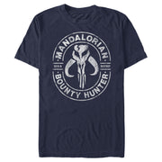 Men's Star Wars: The Mandalorian Seek & Destroy Stamp  Adult T-Shirt