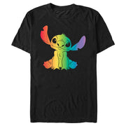 Men's Lilo & Stitch Colorful Stitch  Adult T-Shirt