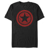 Men's Marvel The Falcon and the Winter Soldier Red Shield  Adult T-Shirt