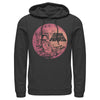 Men's Star Wars Boba Fett Retro Circle  Adult Pull Over Hoodie