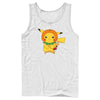 Men's Pokemon Halloween Pumpkin Pikachu  Adult Tank Top