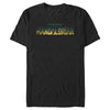 Men's Star Wars: The Mandalorian Sunset Official Logo  Adult T-Shirt