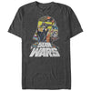 Men's Star Wars Darth Vader Comic Helmet  Adult T-Shirt