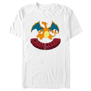 Men's Pokemon Charizard Portrait  Adult T-Shirt