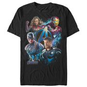 Men's Marvel Avengers: Endgame Four Heroes  Adult T-Shirt