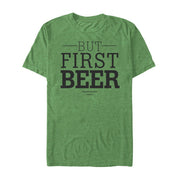 Men's Lost Gods St. Patrick's Day First Beer  Adult T-Shirt