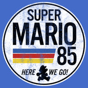 Men's Nintendo Super Mario Retro Rainbow Ring  Adult Tank Top