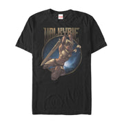 Men's Marvel Valkyrie Circle  Adult T-Shirt