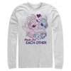 Men's Lilo & Stitch Made for Each Other  Adult Long Sleeve Shirt