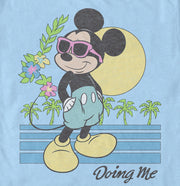 Men's Mickey & Friends Doing Me at the Beach  Adult T-Shirt