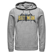 Men's Batman Caped Crusader Logo  Adult Pull Over Hoodie