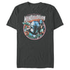 Men's Star Wars: The Mandalorian Distressed Mythro and Greef Karga  Adult T-Shirt