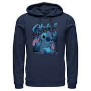 Men's Lilo & Stitch Distressed Poster Stitch  Adult Pull Over Hoodie