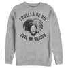 Men's Cruella Evil By Design Sketch  Adult Sweatshirt