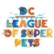 Men's DC League of Super-Pets Colorful Logo  Adult T-Shirt