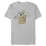 Men's Star Wars: The Mandalorian Grogu Cutest Sketch  Adult T-Shirt