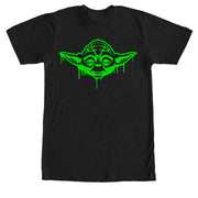 Men's Star Wars Halloween Dripping Jedi Master Yoda  Adult T-Shirt