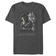 Men's Game of Thrones Jon Snow Watcher on the Wall  Adult T-Shirt