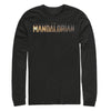 Men's Star Wars: The Mandalorian Silhouette Logo  Adult Long Sleeve Shirt