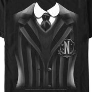 Men's Wednesday Nevermore Academy Uniform  Adult T-Shirt