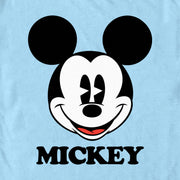 Men's Mickey & Friends Classic Mouse Face  Adult T-Shirt